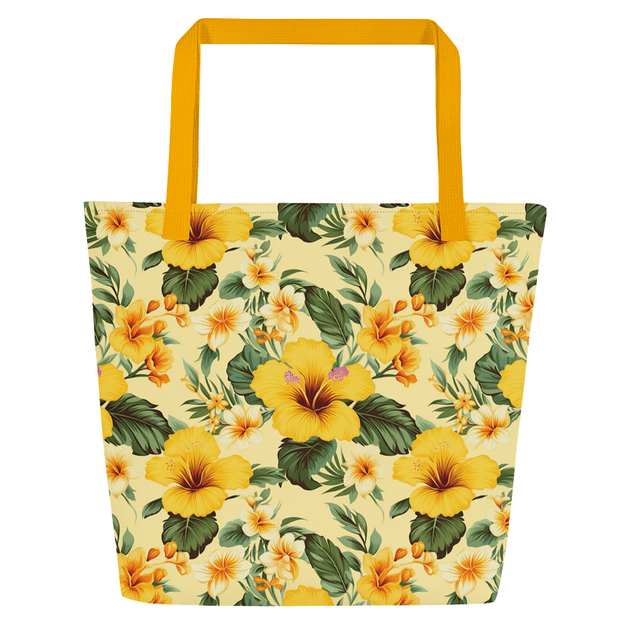 Tropical Hibiscus Tote Bag – Sunshine Ready! product image (1)