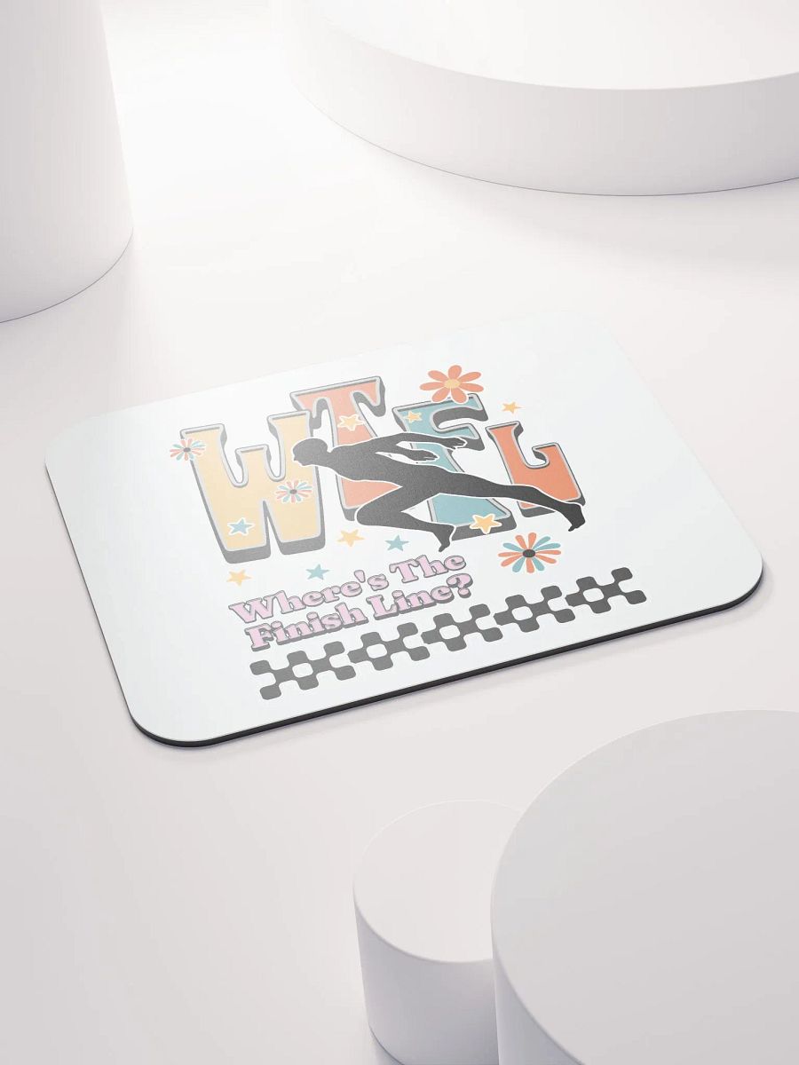 WTFL Wheres The Finish Line Floral Mouse Pad product image (4)