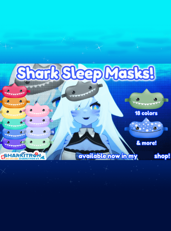 Shark Sleep Masks! 🦈 (+ Bonus Masks!) product image (1)