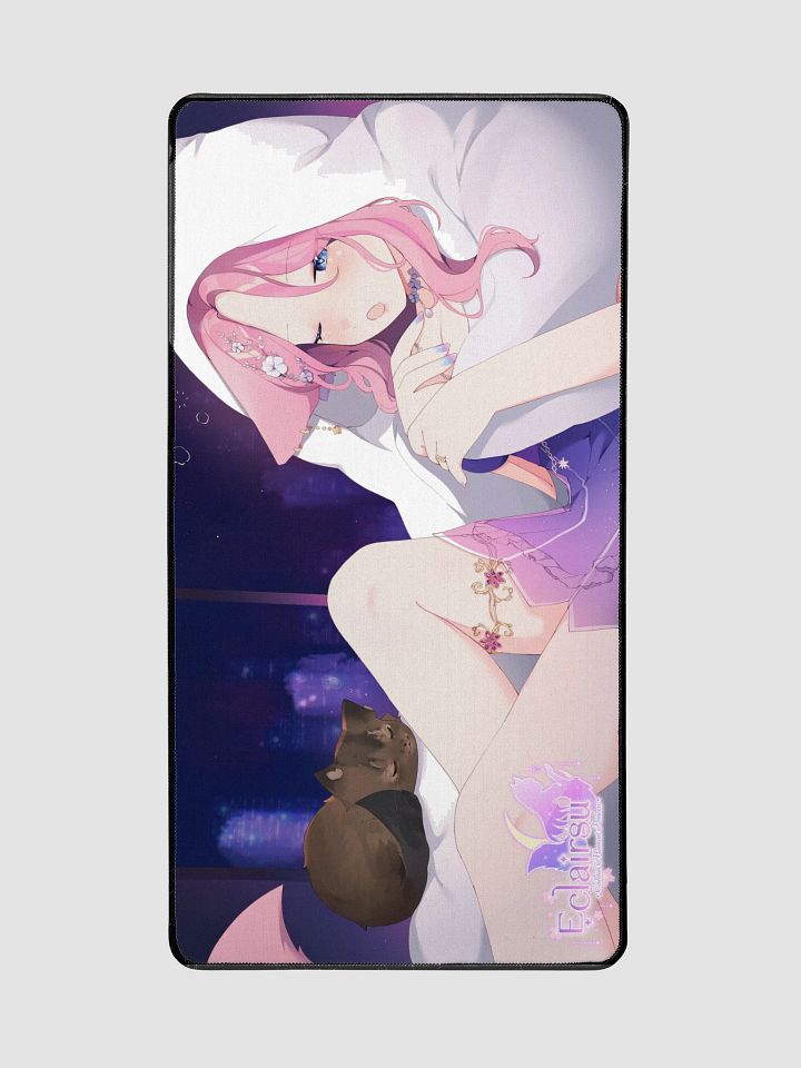 Sleepy Mooncat Desk Mat product image (2)