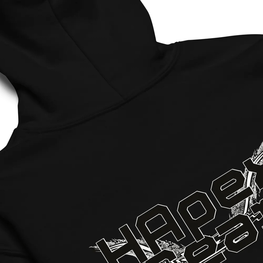 Youth Heavy Blend Hoodie - Embroidered - Black HApex Gear White Logo product image (3)