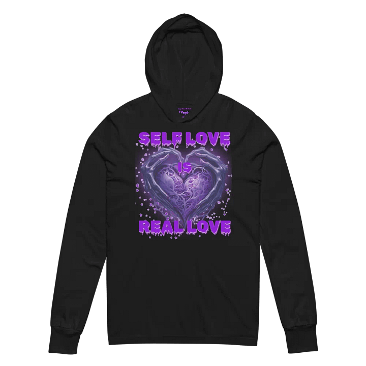 Self Love Heart Hooded tee product image (2)