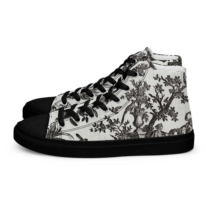 Pastoral Toile High Top Canvas Shoes product image (1)
