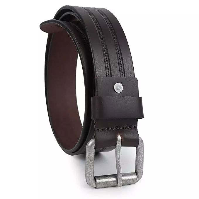 Men's Genuine Jeans and Pants Brown Belt Casual Full Grain Width Accessories product image (1)
