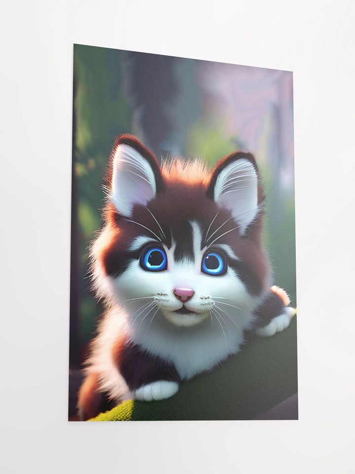 Enchanting Whiskers - Forest Gaze Poster product image (4)