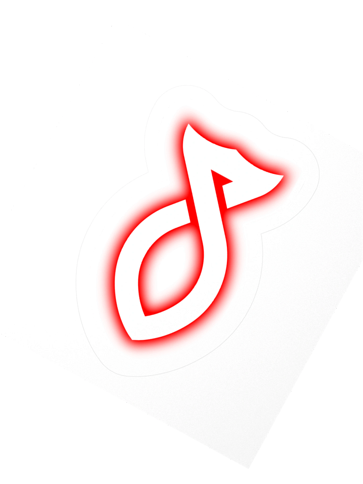 Red Glow Sticker product image (2)