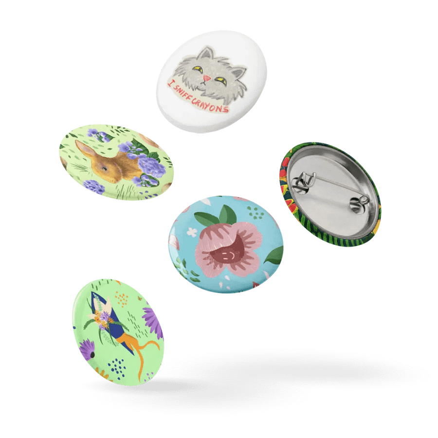 Squibble Design Art Pin Badge Set product image (6)