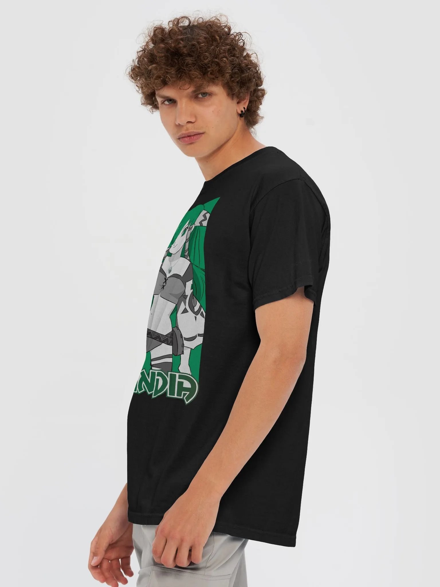 Feena (2-Tone) Heavyweight T-Shirt (Black) product image (4)