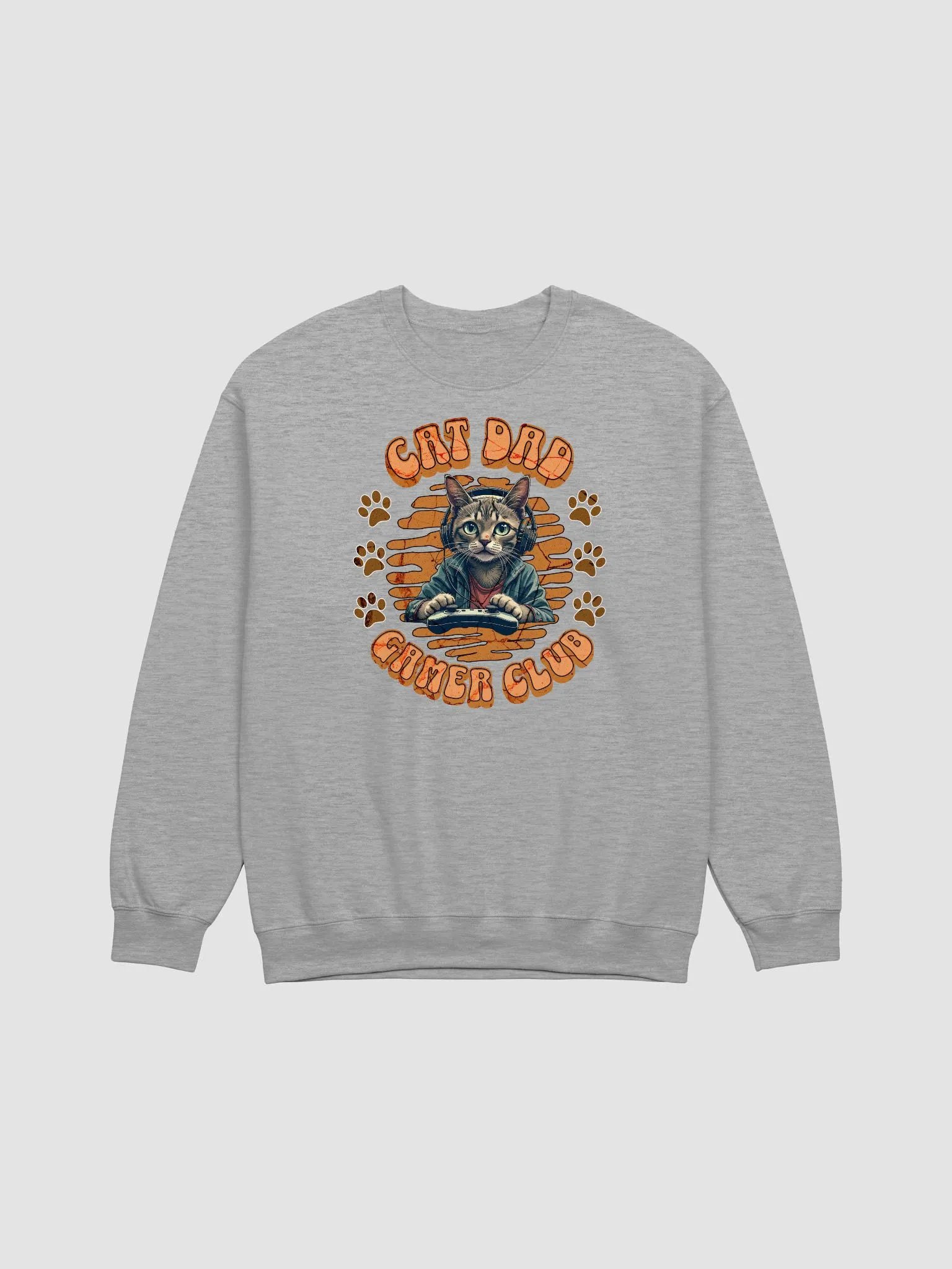 Cat Dad Gamer Club Sweatshirt product image (21)