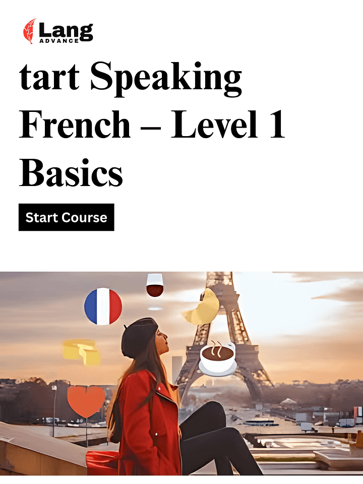 French Level 1: A Complete Guide to Master the French Basics product image (1)