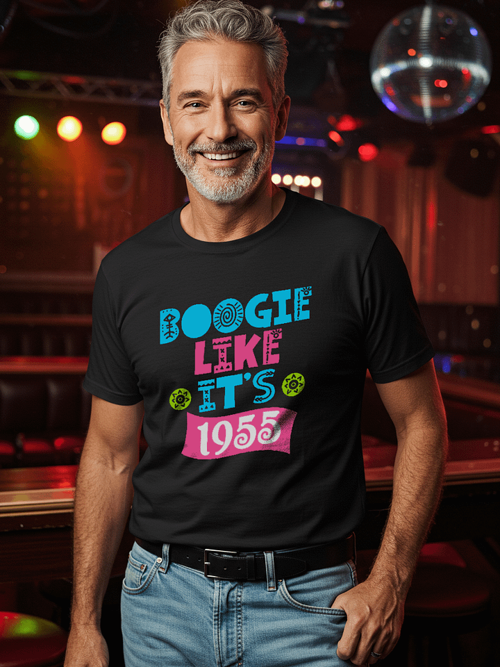 Boogie like it's 1955 – Vintage Black Tee product image (2)