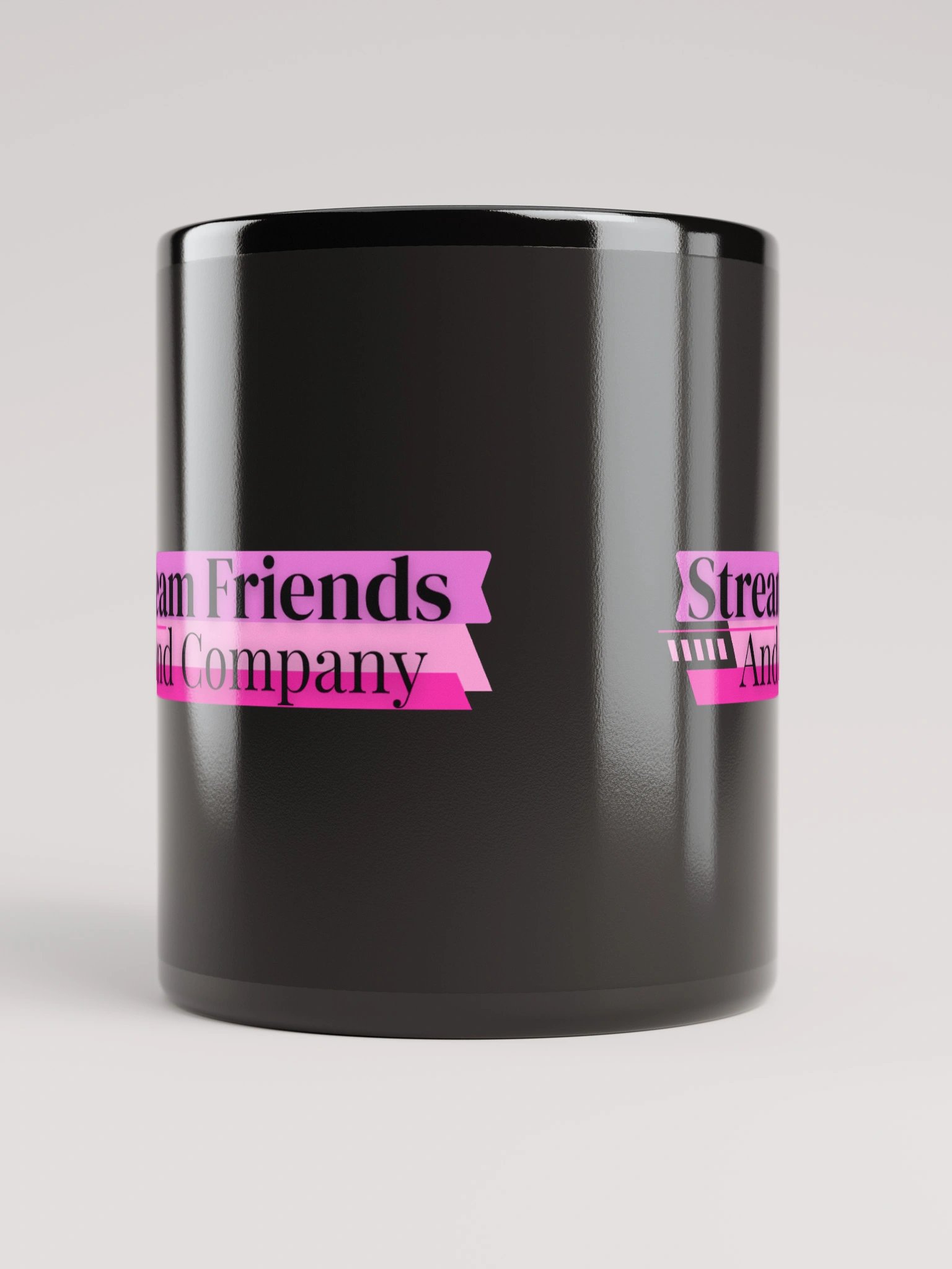 The Stream Friends And Company Black Mug product image (10)