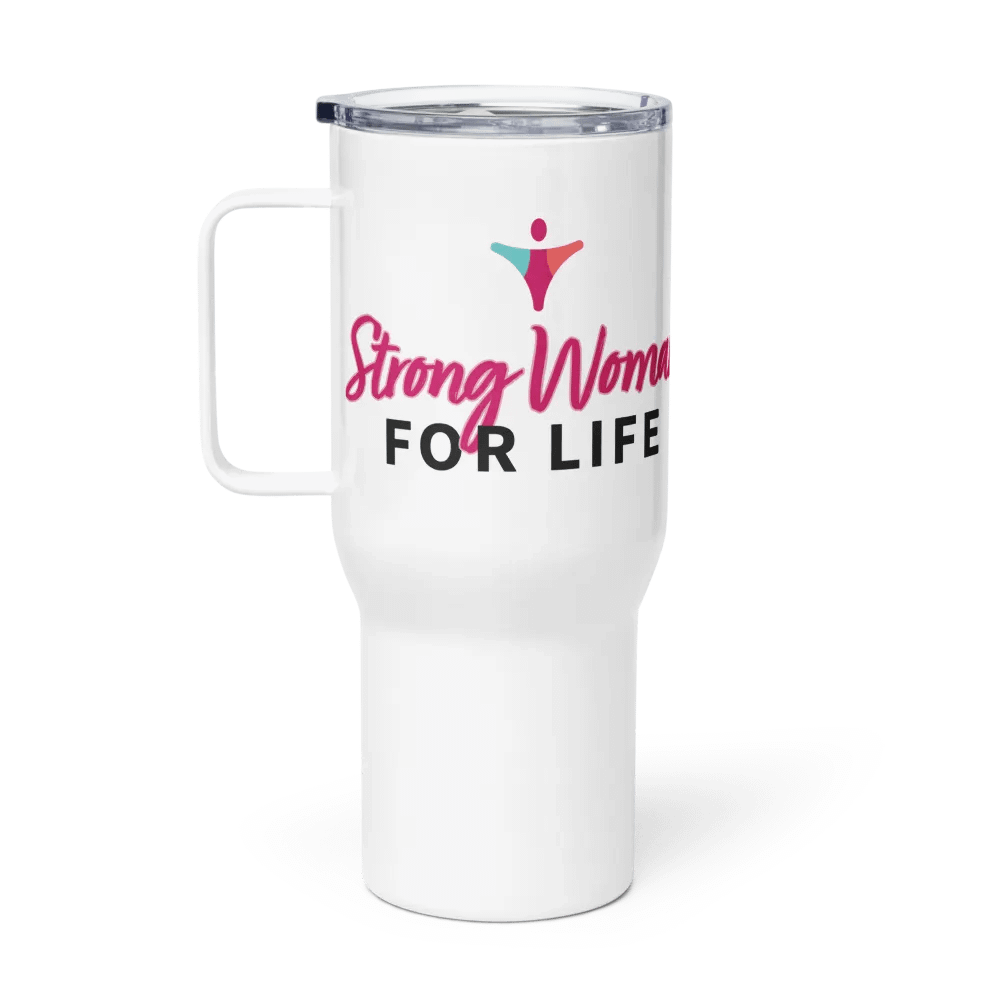 STRONG WOMAN LIFT IRON | Travel Mug product image (1)