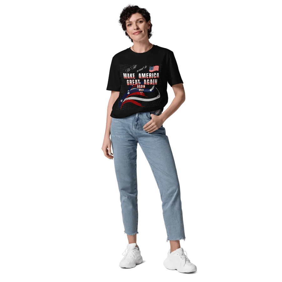 Maga t shirts We all want to Make America Great again For all Americans Organic cotton tee product image (11)