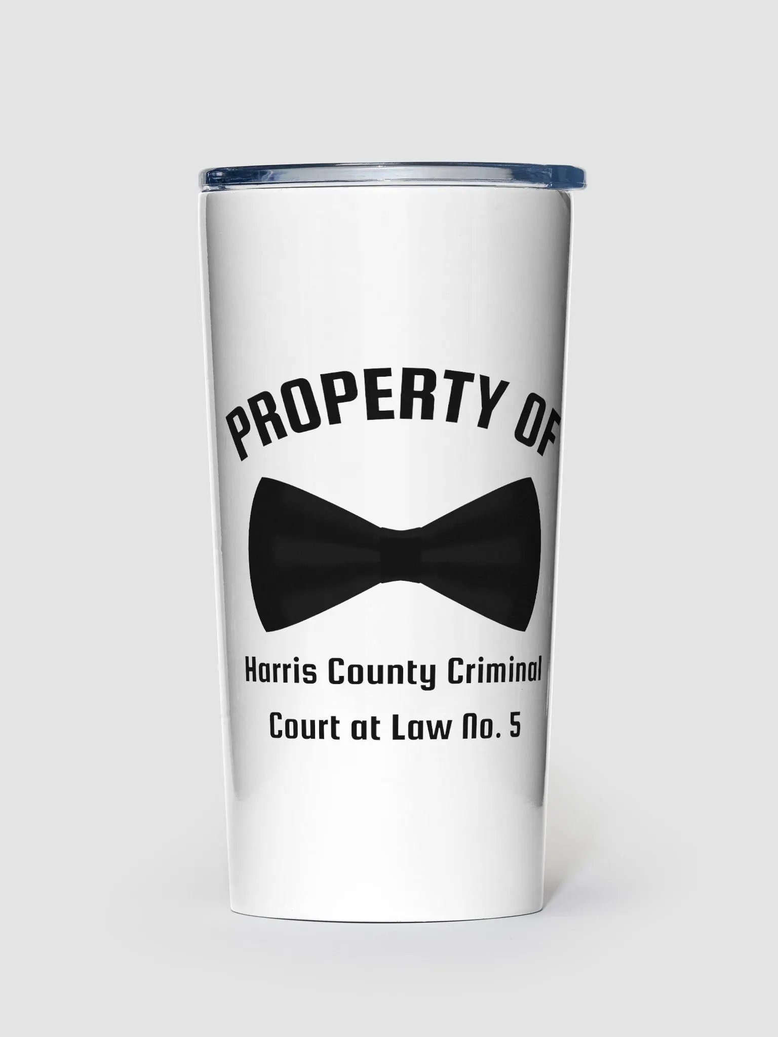 Property of Harris County Criminal Court at Law No. 5 20 oz Stainless Steel Tumbler product image (2)