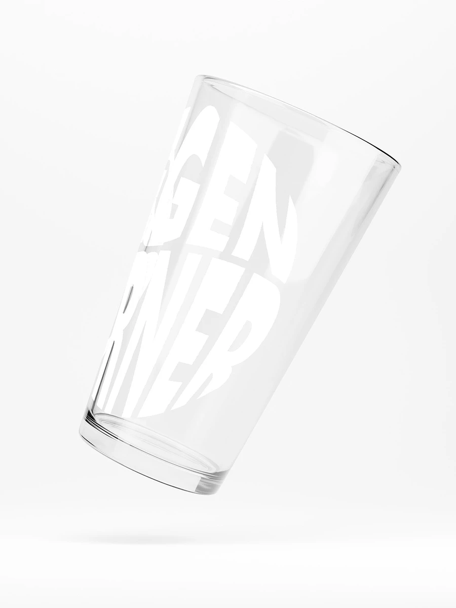 Degen Corner - Pint Glass (light logo) product image (5)