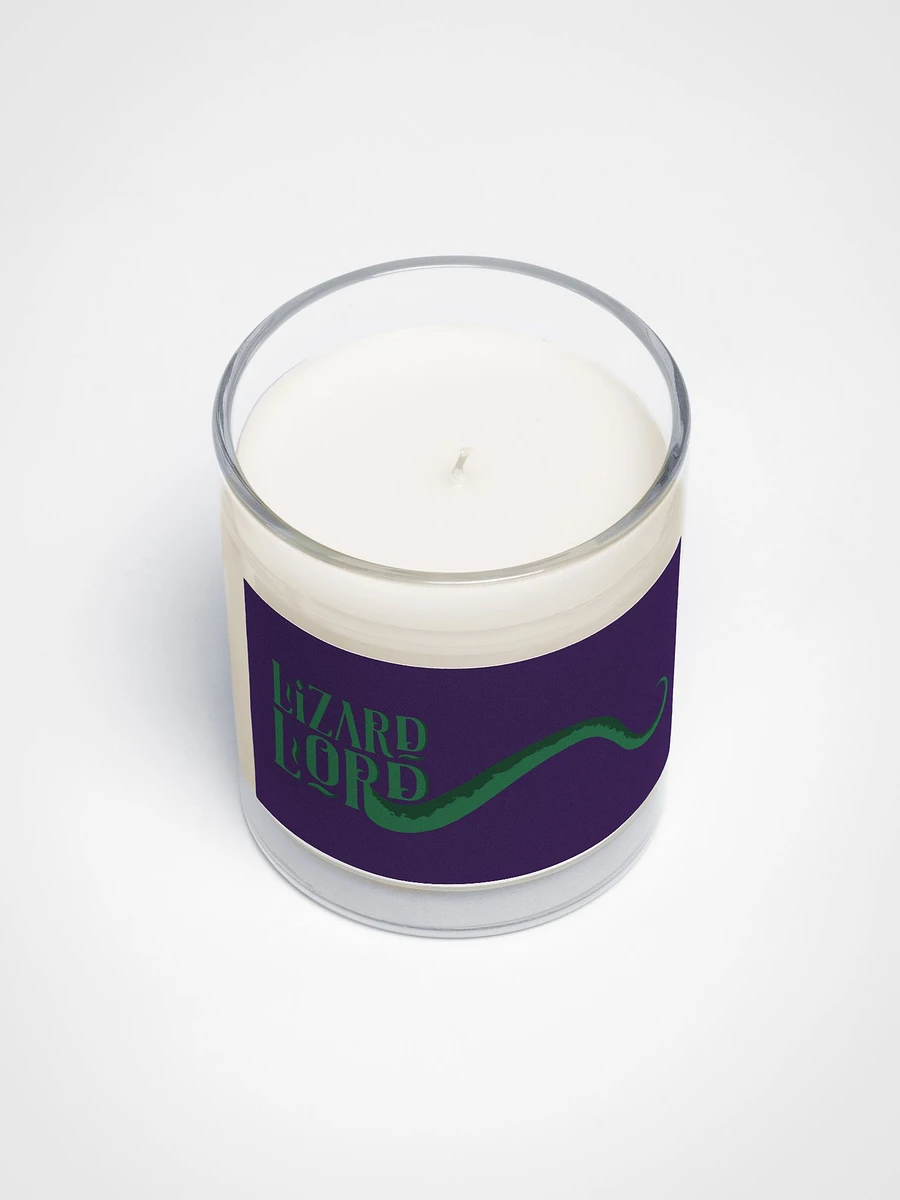 Lizard Lord Soy Wax Candle in Glass Jar product image (3)
