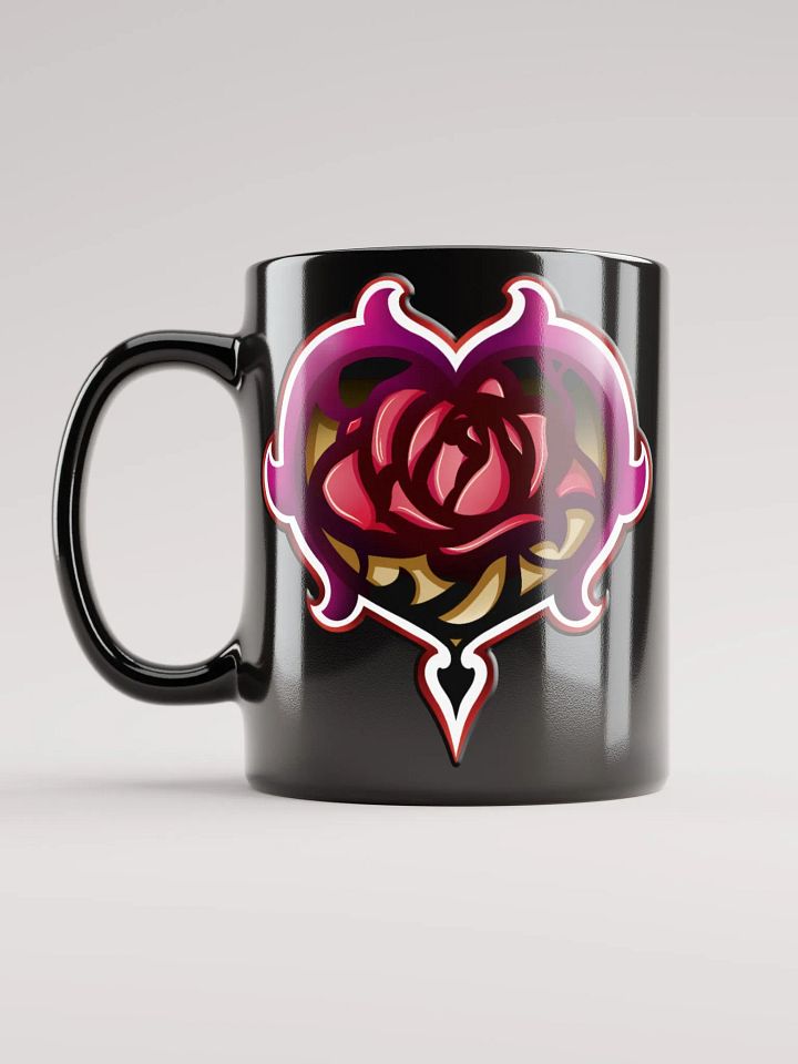 Zagarose 11 oz Black Glossy Mug product image (1)