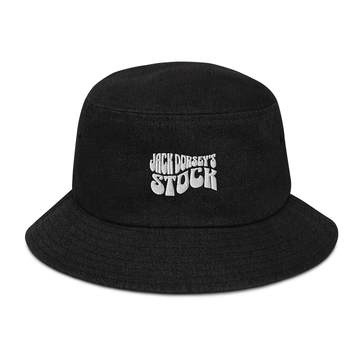 Jack Dorsey's Stock ( White Denim Bucket Hat) product image (1)