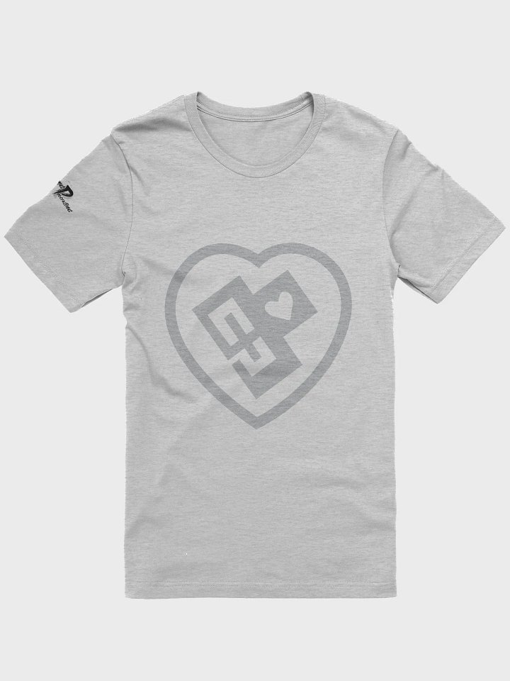 OptimusProcrastinus HeartChip in Heart T-Shirt (Grey) product image (1)