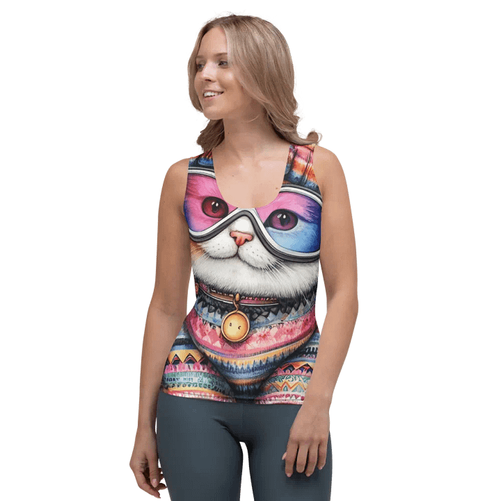 Apres-Ski Aspen Beanie Calico Kitty Tank Top product image (1)