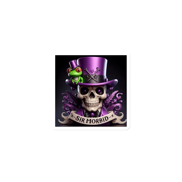 Sir Morbid X Die-Cut Magnet product image (1)