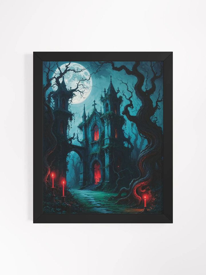 Haunted Gothic Sanctuary Framed Print product image (6)