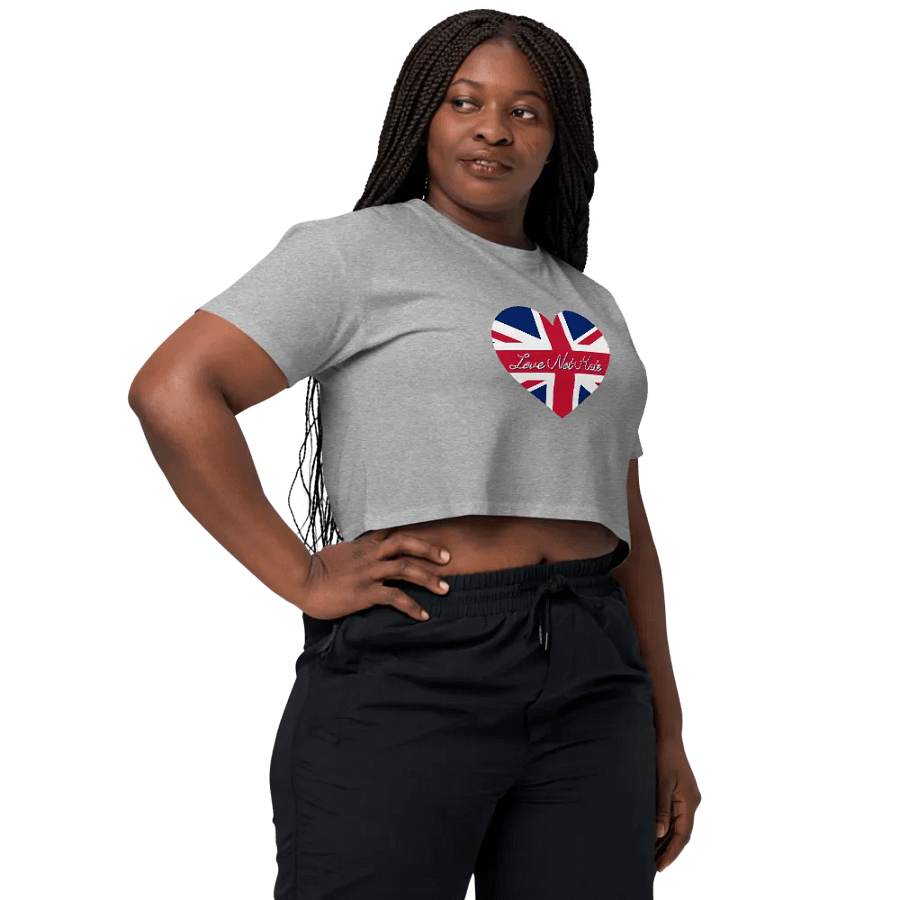 Love Not Hate Crop Top product image (66)
