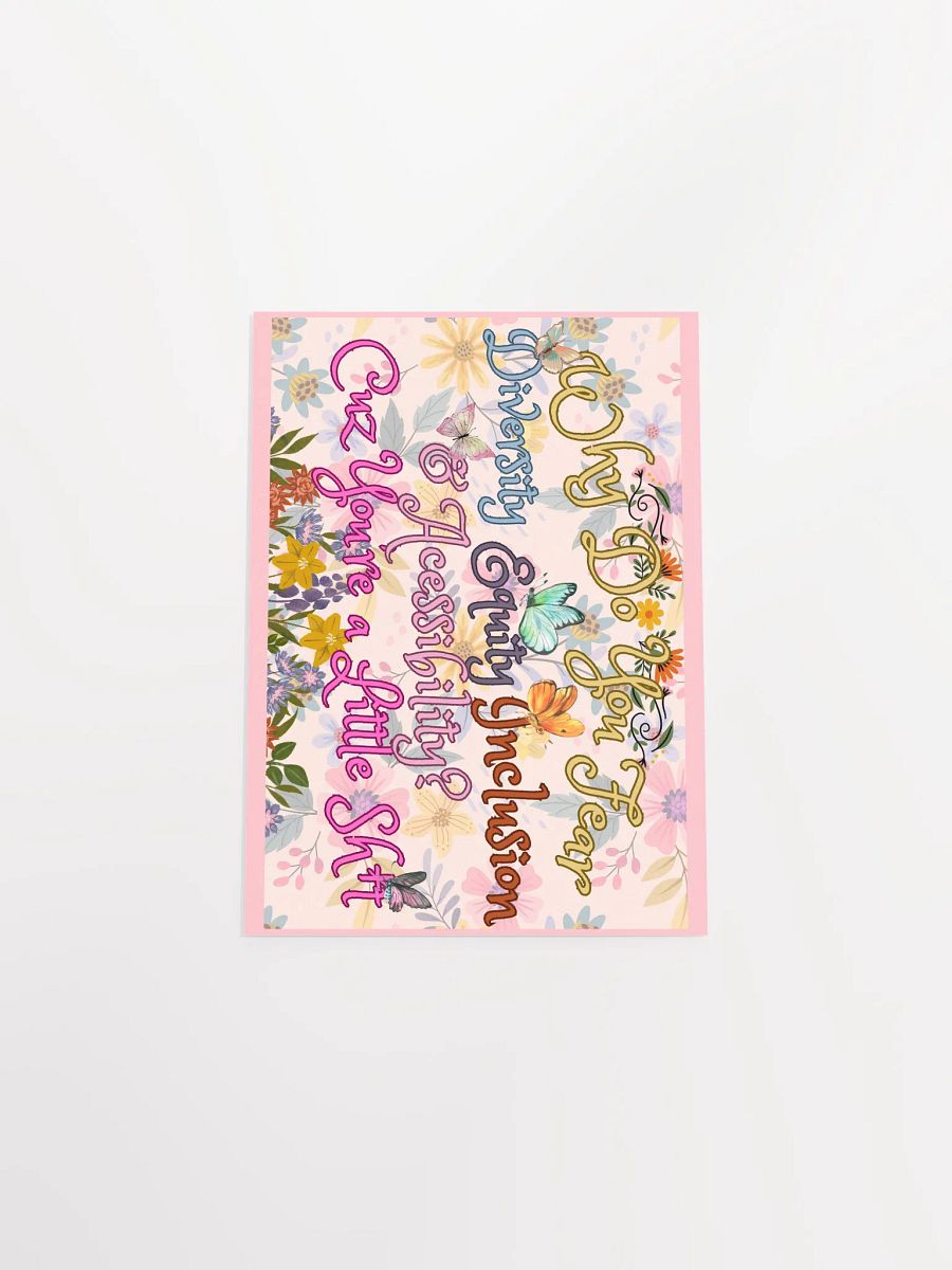 Hands Off DEIA, Why Do You Fear?, Protest Poster product image (15)