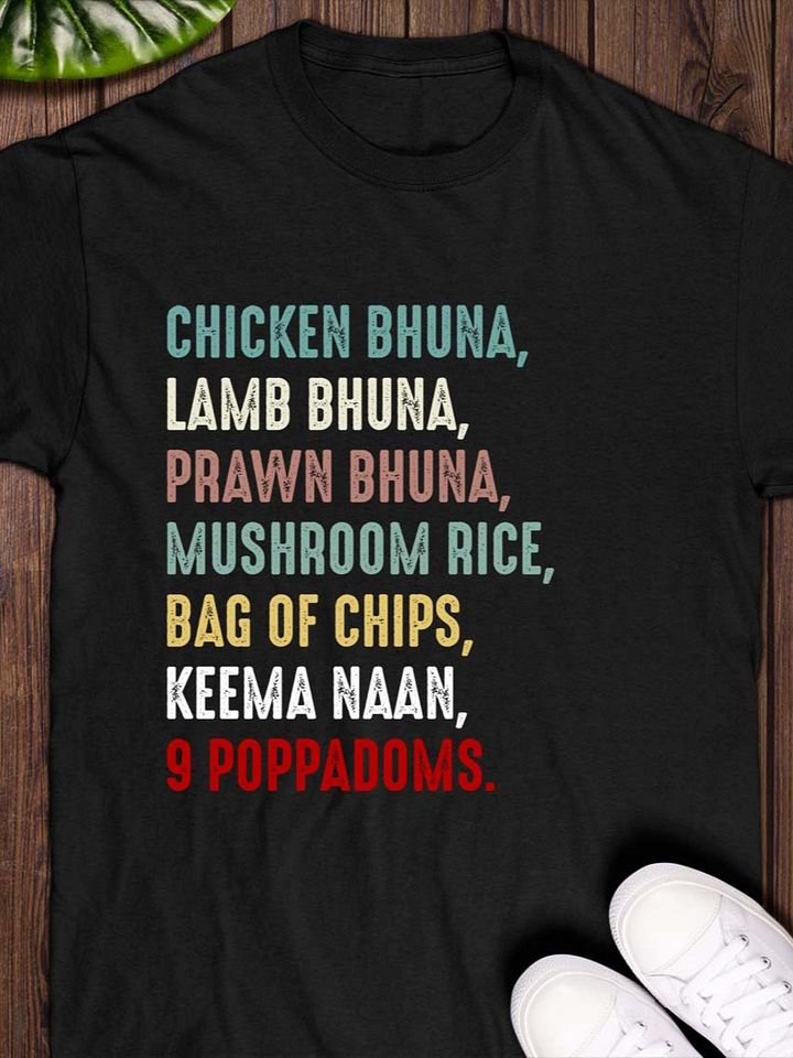 Chicken Bhuna Lamb Bhuna T-Shirt product image (1)