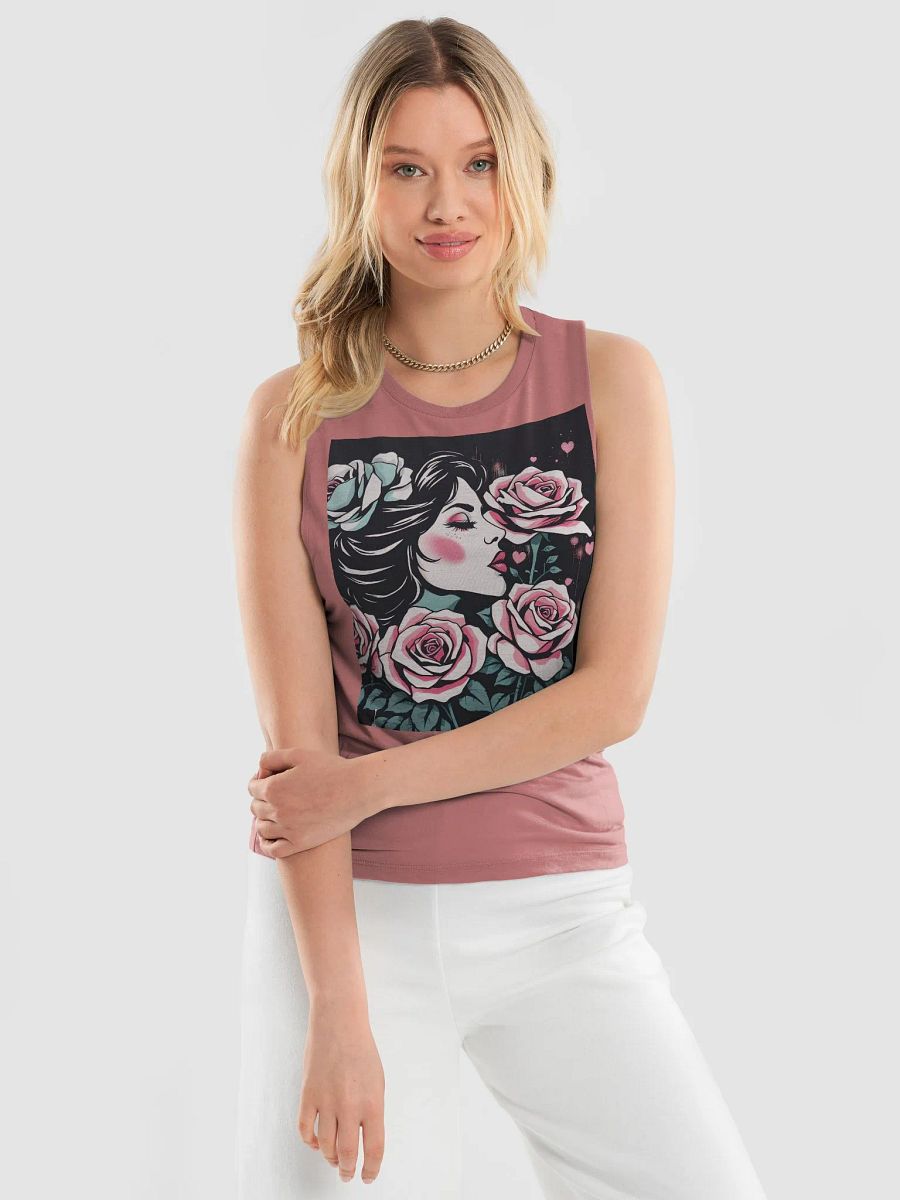 Rose Serenity Women's Muscle Tank product image (3)