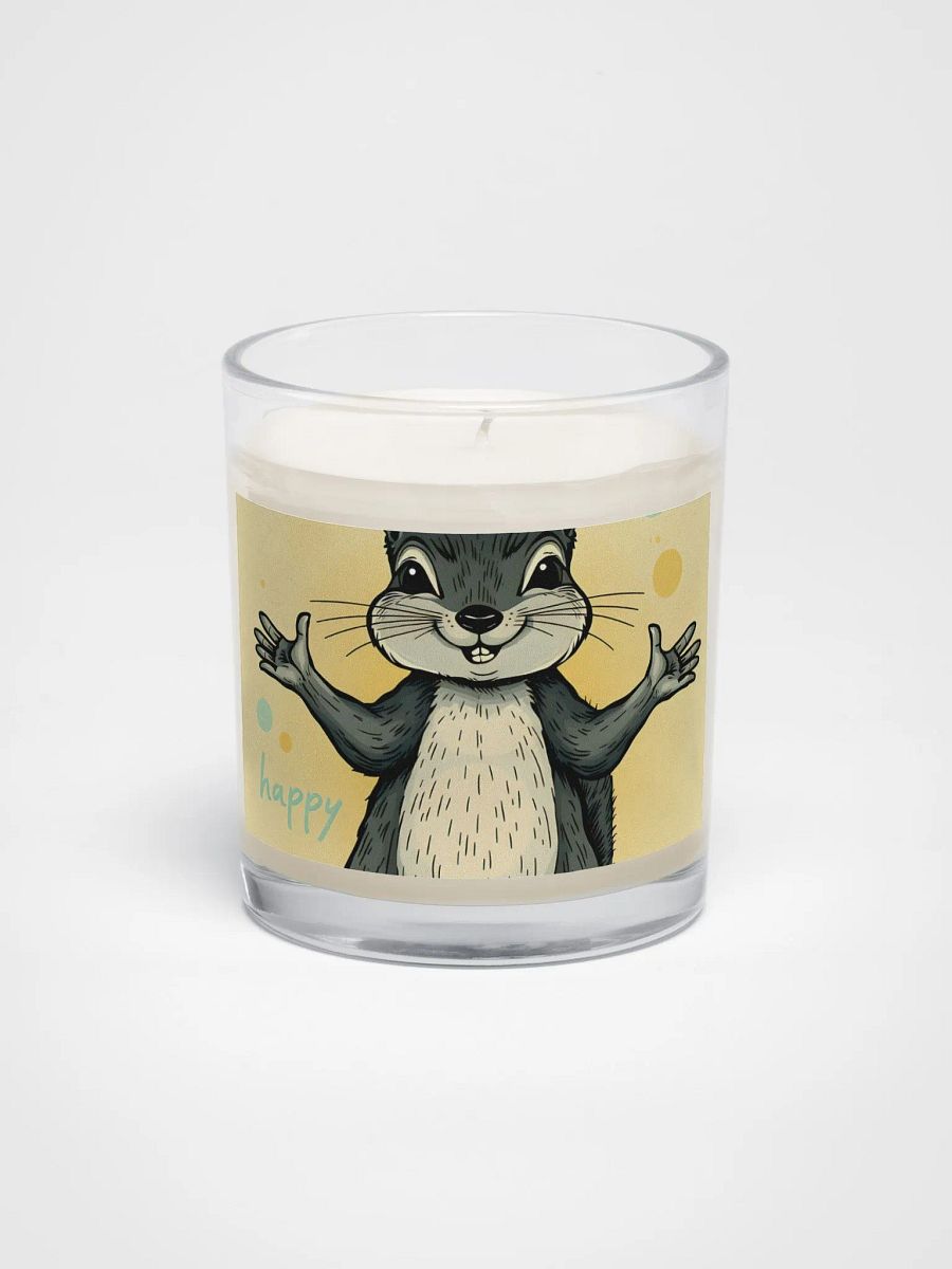 Happy Squirrel Soy Wax Candle product image (1)