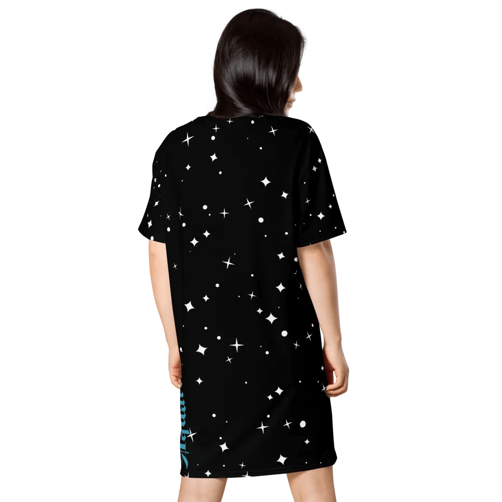 Starry Aquarius Explorer T-Shirt Dress product image (2)