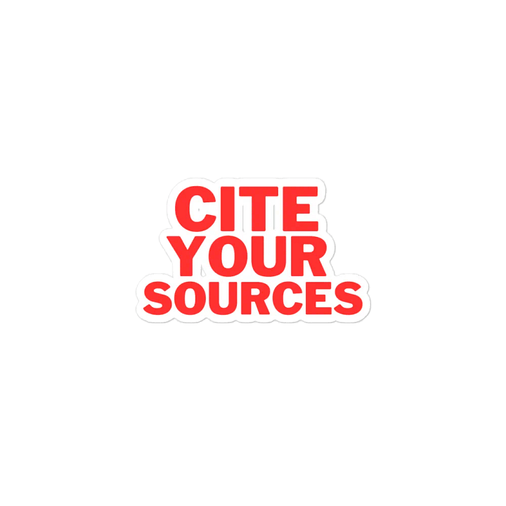 CITE YOUR SOURCES MAGNET product image (2)