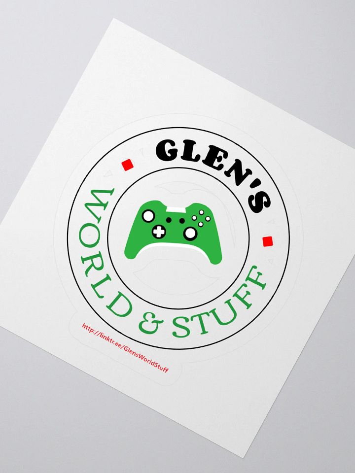 Glen's World & Stuff Sticker product image (5)