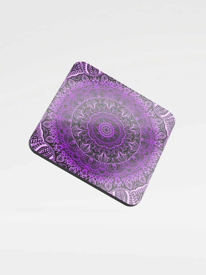 Mystical Mandala Glossed Cork Coaster product image (1)