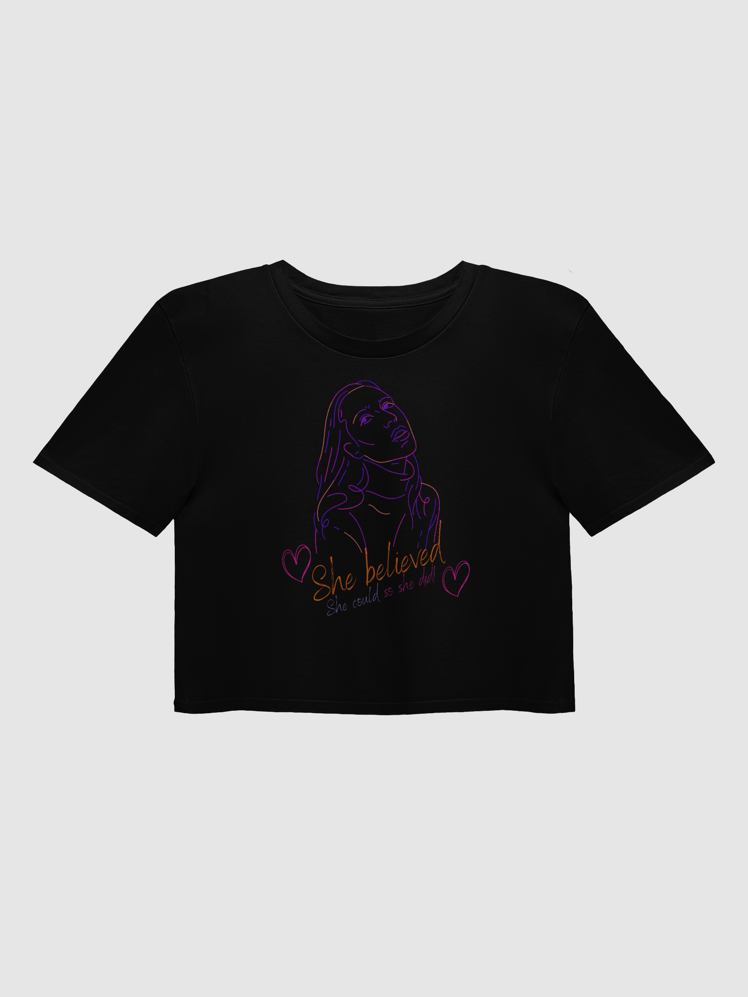 Believe & Achieve Women's Crop Top product image (1)