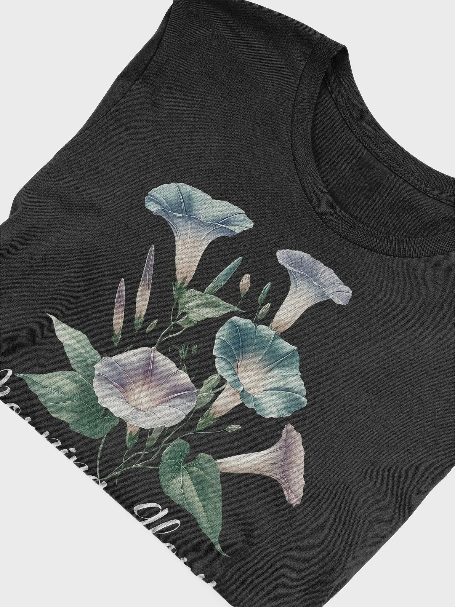 Morning Glory Birth Month Flower Tee: Reflecting Love, Affection, Mortality: Perfect September Gift for Her product image (4)