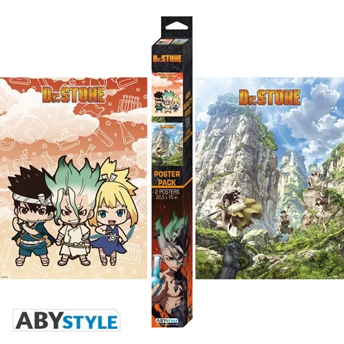 Dr. Stone Boxed Poster 2-Pack - Chibi Adventures and Stone World Exploration! product image (1)