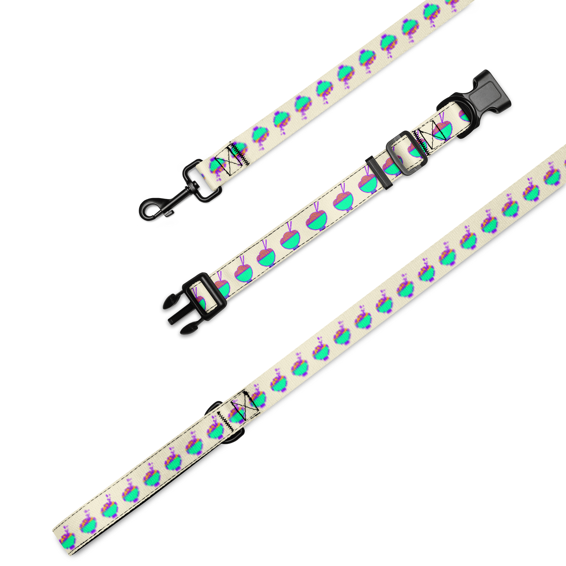 Noodle Crew Pet Collar & Leash! product image (1)
