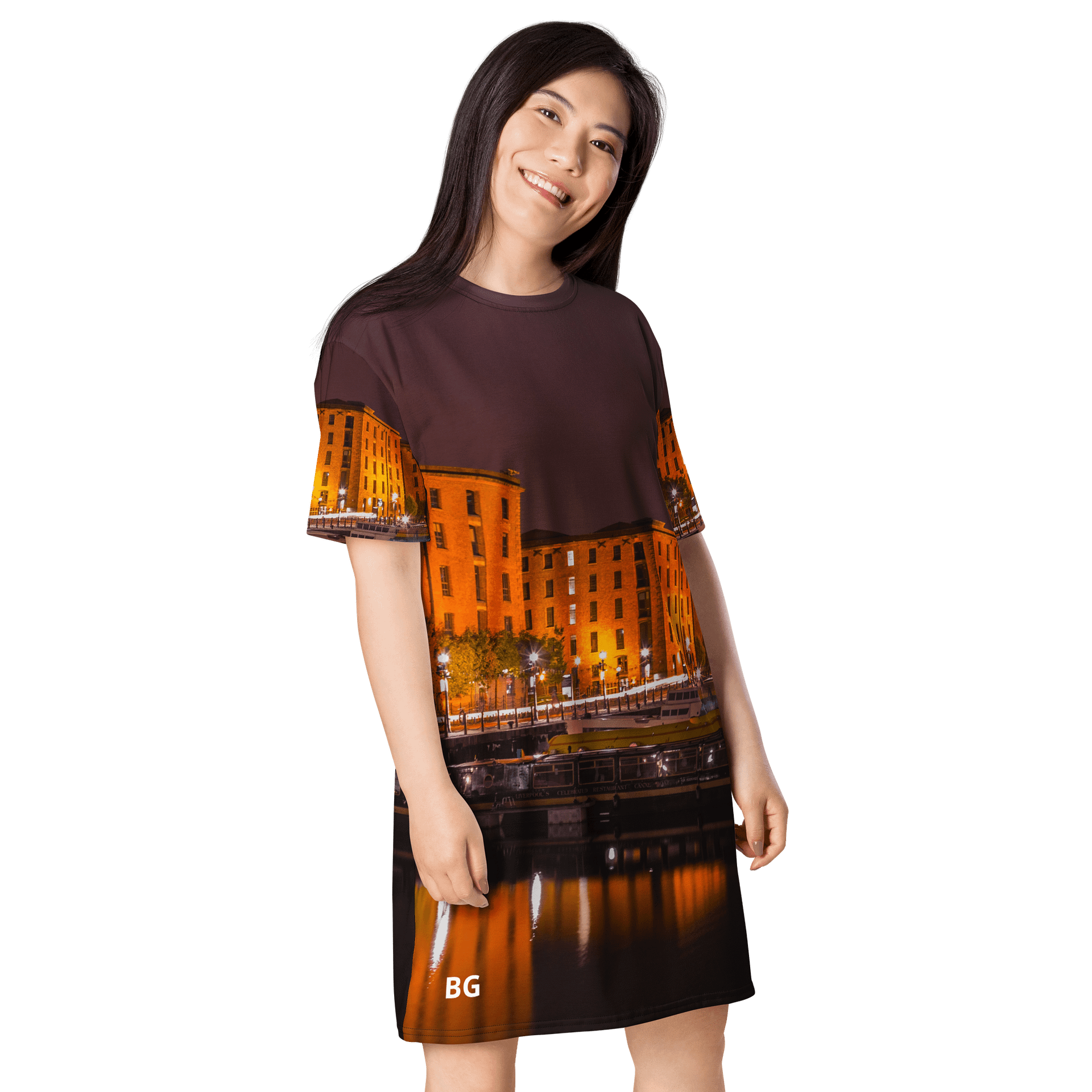'Somewhere in the City' All-Over T-Shirt Dress product image (4)
