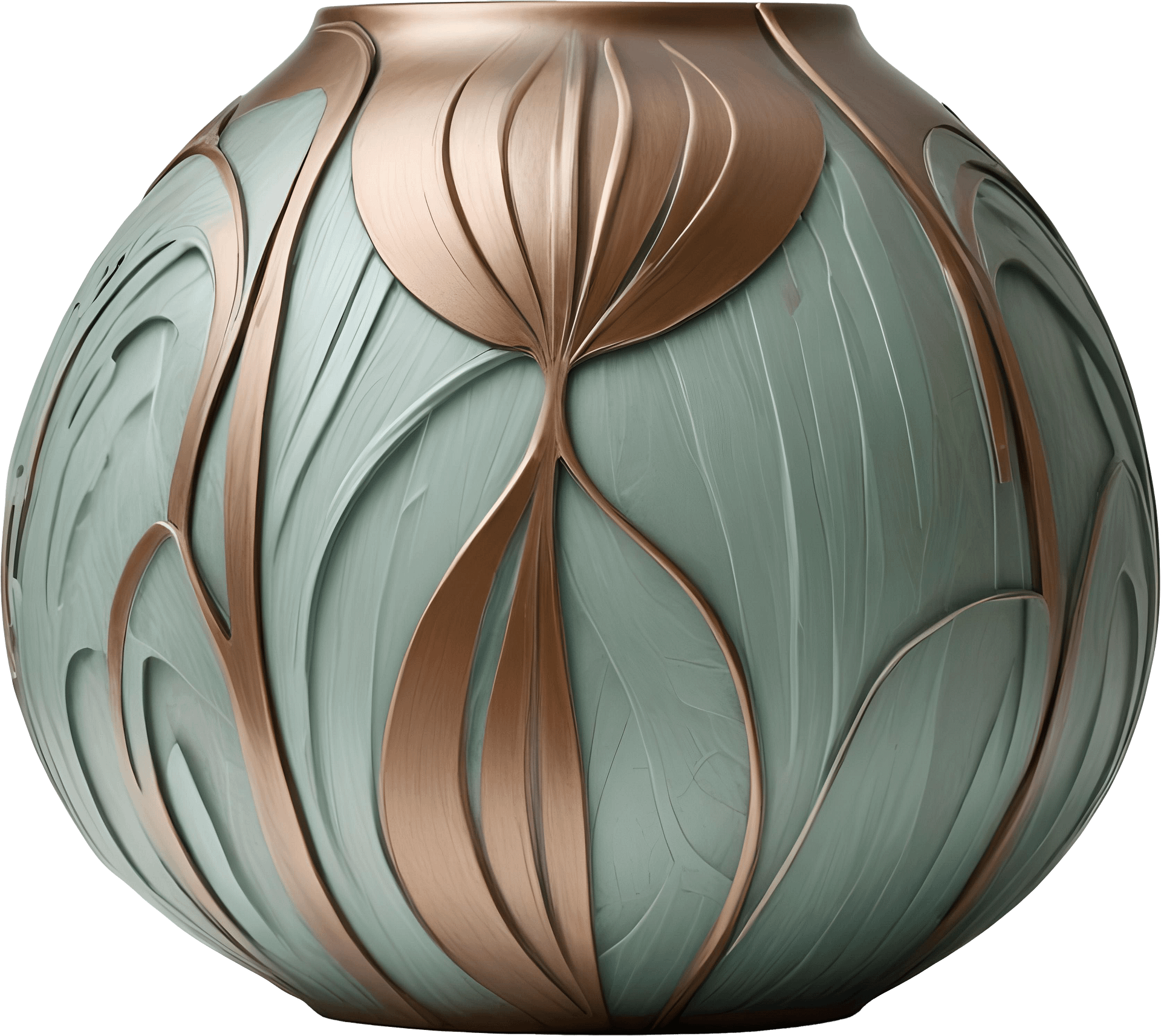 Gatsby Grace – Art Deco Ceramic Pot PNG product image (1)