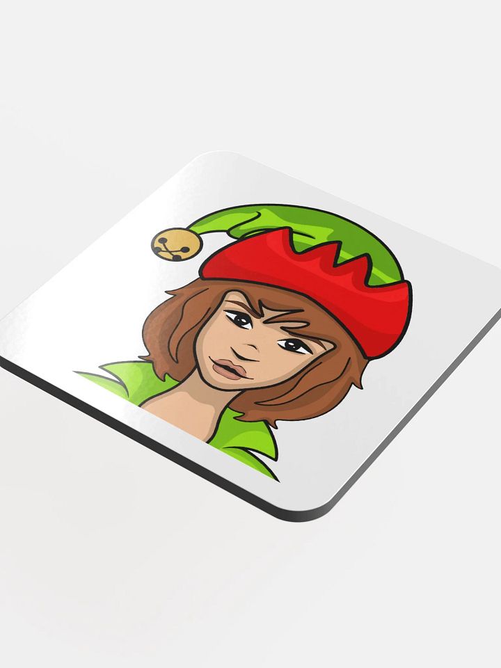 Elf April Glossed Cork Coaster product image (1)