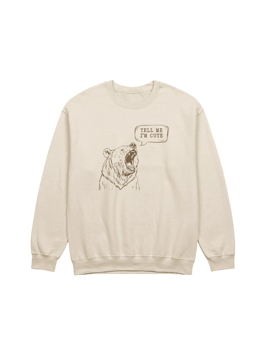 Tell me I'm cute Crewneck product image (1)