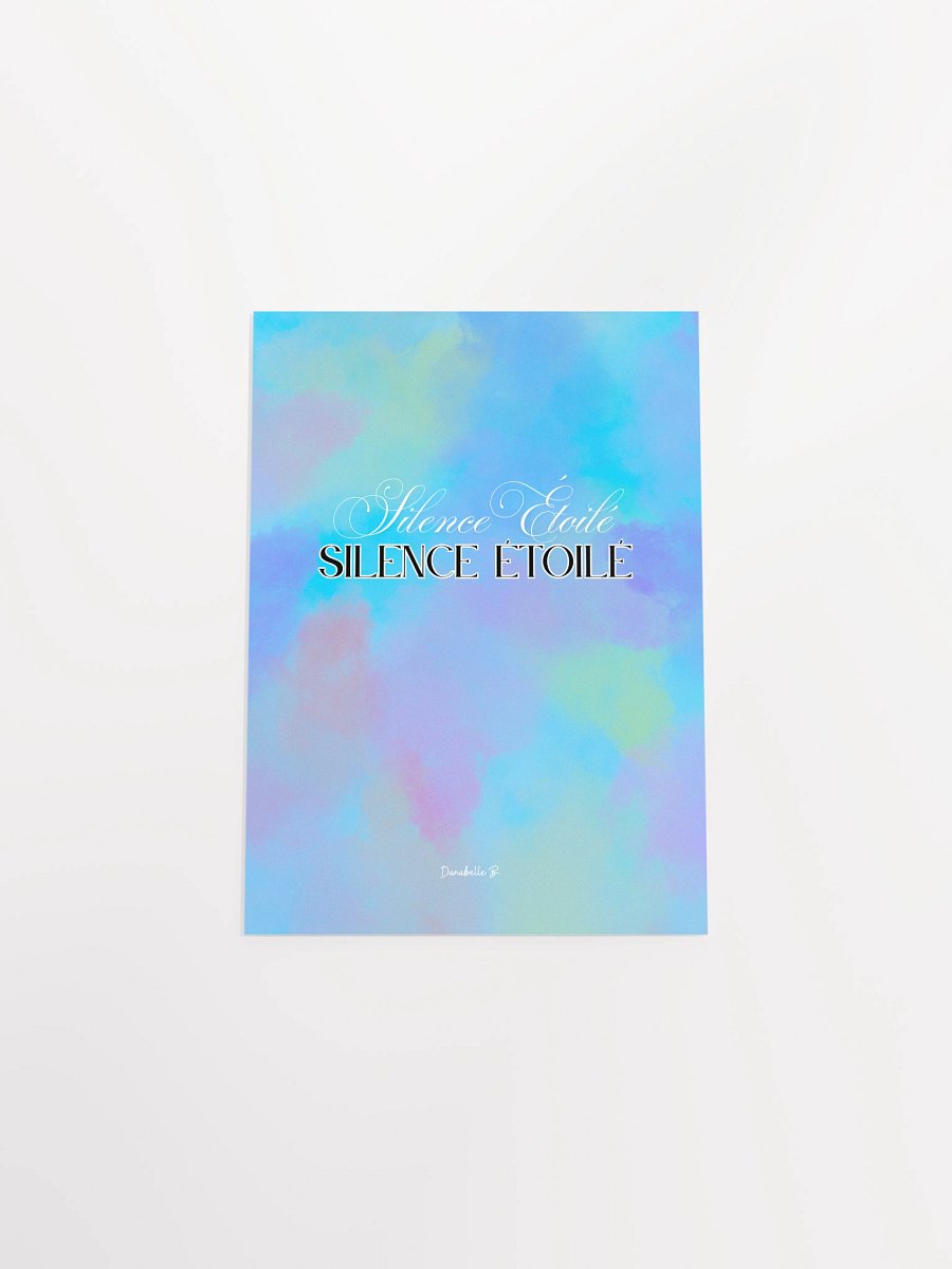 Poster Pastel Nuances de Lumière - Silence Etoilé - Cadeau Inspirant product image (7)