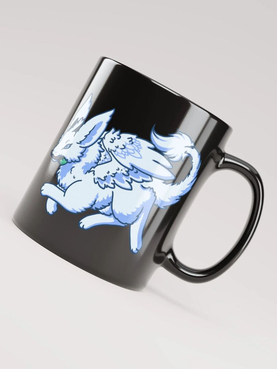 Floof Dergen Artist Glossy Black Mug product image (3)