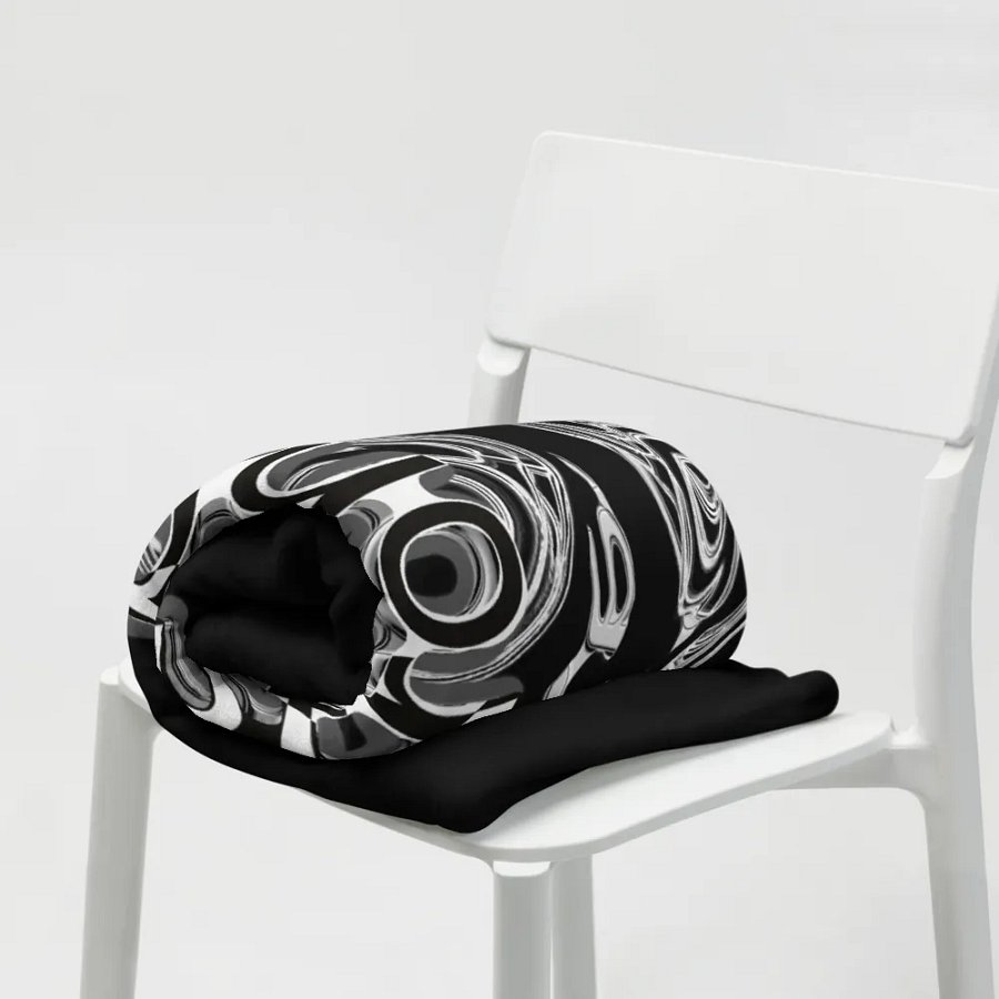 Stay Strong - Black - Throw Blanket product image (7)