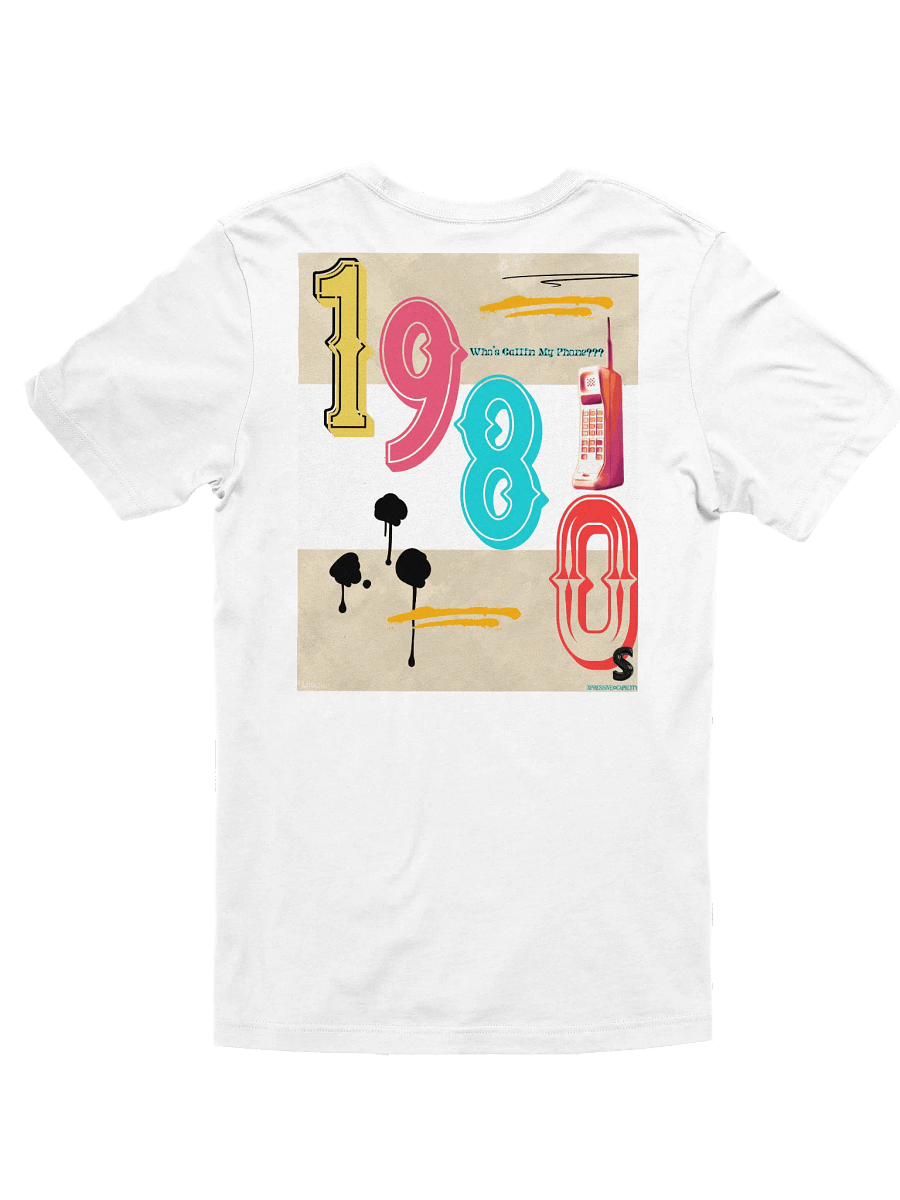 80'S RETRO NOKIA GRAPHIC TEE ~~~ RETRO NOKIA BRICK PHONE ON THE BACK! product image (3)