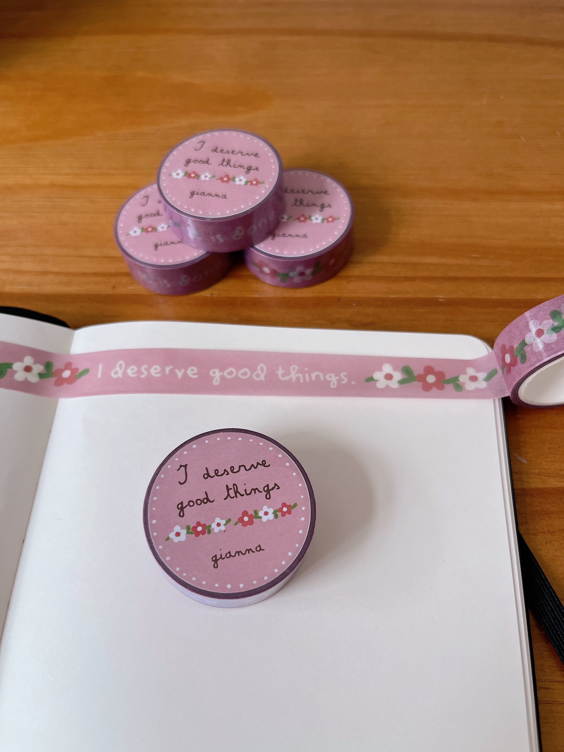 I deserve good things | Affirmations Washi Tape product image (1)