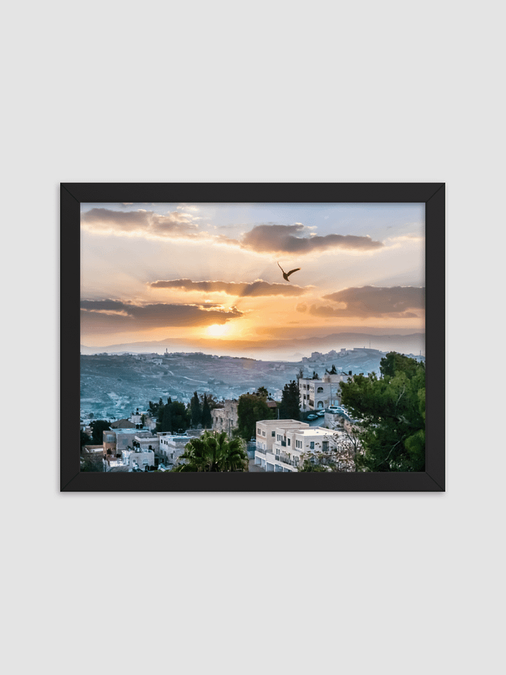 KIDRON VALLEY SUNRISE Framed Poster product image (1)